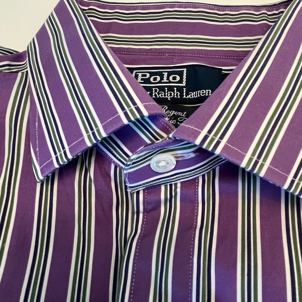 Ralph Lauren Purple Striped Men's -OUTSTANDING!